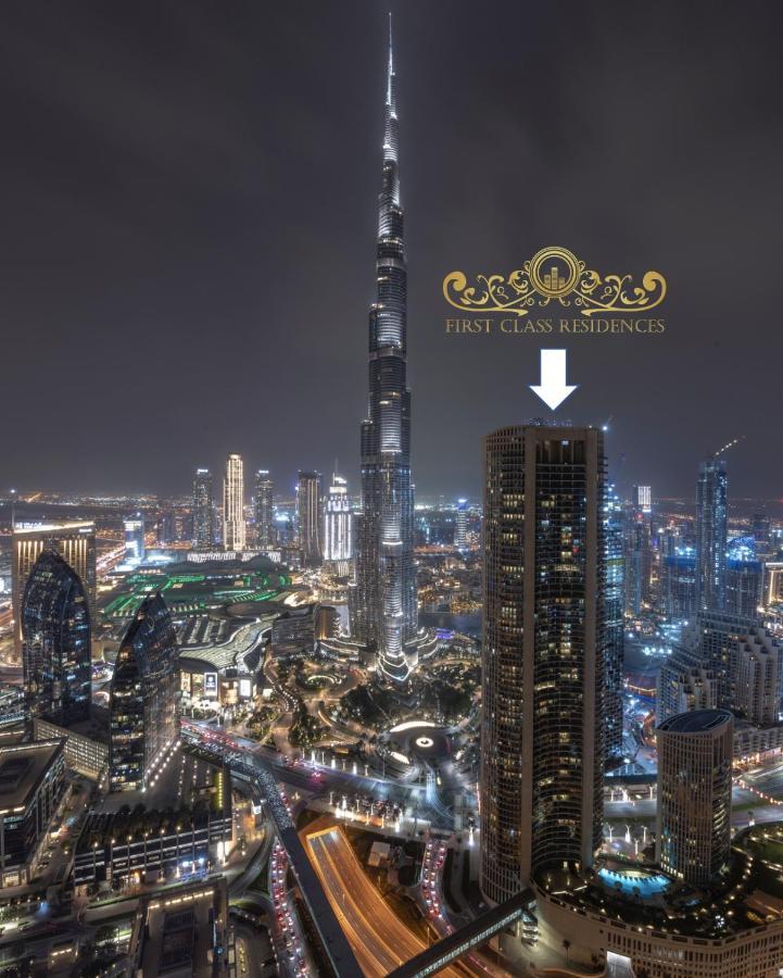 First Class 3Br With Full Burj Khalifa And Fountain View Dubai Exterior photo